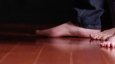 Baby's first steps Stock Footage 50983250