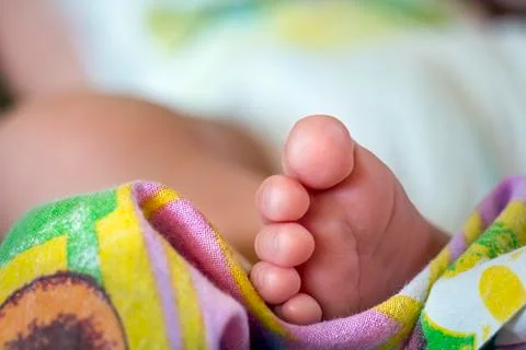 Baby's foot Stock Photos