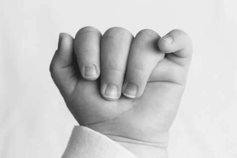 Baby's hand 스톡 사진
