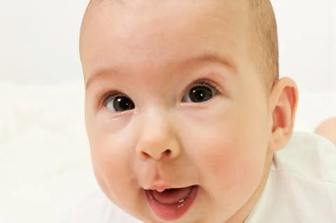 Baby's portrait Stock Photos