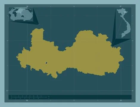Bac Giang, Vietnam. Solid color shape Stock Illustration