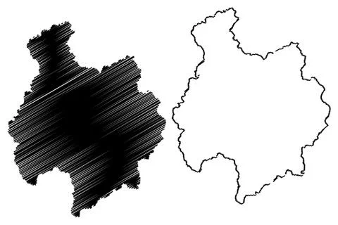 Bac Kan Province map vector.... Stock Illustration