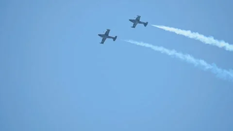 BAC Strikemasters, Airshow, Paignton, Devon, England 動画素材 243042527