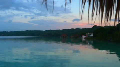 Bacalar Lagoon Stock Footage 94620548