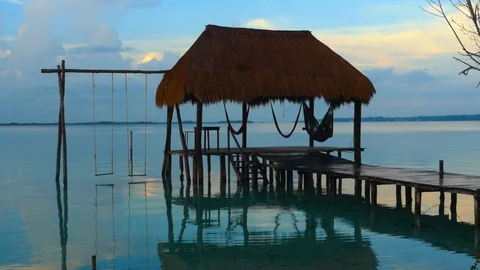 Bacalar Lagoon Stock Footage 94620933