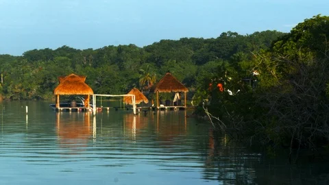Bacalar Lagoon Stock Footage 94621525