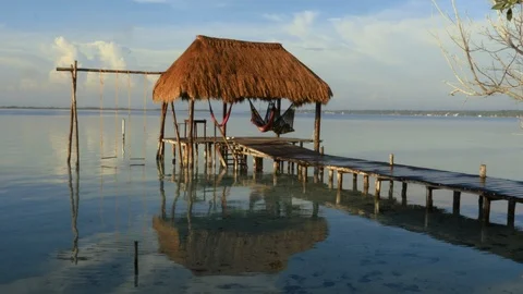 Bacalar Lagoon Stock Footage 94621602