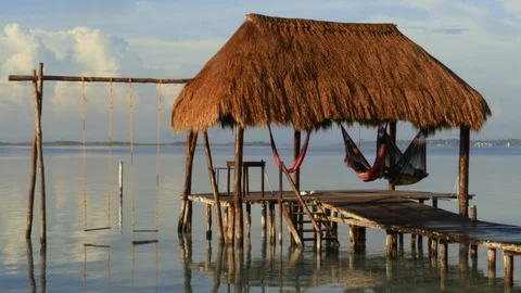 Bacalar Lagoon Stock Footage 94621611