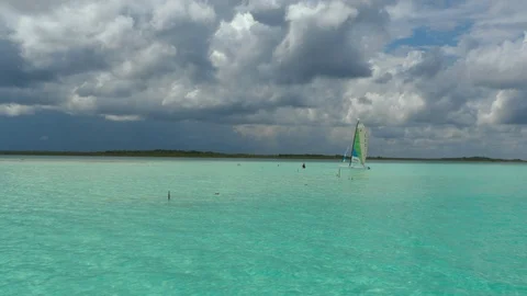 Bacalar Lagoon Stock Footage 94622590