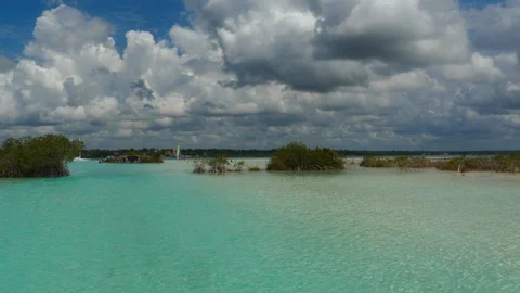 Bacalar Lagoon Stock Footage 94622682