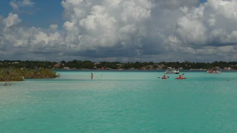 Bacalar Lagoon Stock Footage 94622800