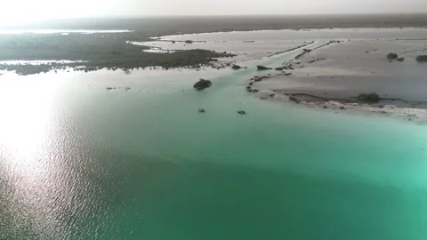 Bacalar Lagoon Mexico Vídeo Stock 313929192