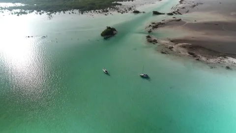 Bacalar Lagoon Mexico Vídeo Stock 313929216