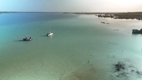 Bacalar Lagoon Mexico Vídeo Stock 313929264