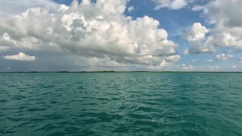 Bacalar Lagoon panoramic view Video stock 229736961