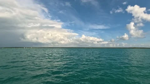 Bacalar Lagoon panoramic view Video stock 229737422