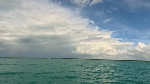 Bacalar Lagoon panoramic view Video stock 229737478