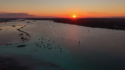 Bacalar Lake at Sunset Stock-Footage 342607316