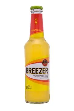 Bacardi Breezer Mango 库存照片