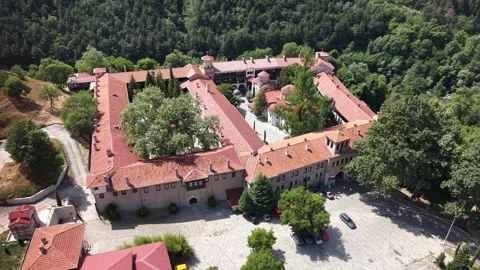Bachkovo Monastery Stock Footage 341278413