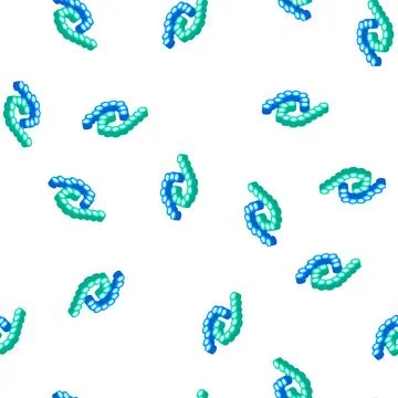 Bacillus anthracis isometric icon vector isolated illustration Illustrazione stock