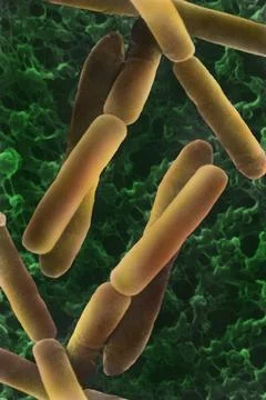  Bacillus subtilis SEM: scanning electron microscope. Copyright: xSTx/xIMA... Stock Photos