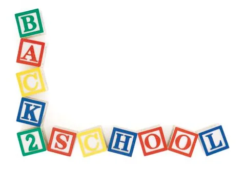 Back 2 school frame Stock Illustration