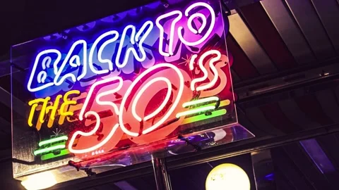 Back to the 50s Video stock 220139047