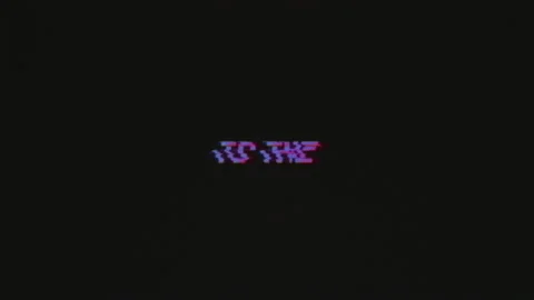 Back to the 80's - text with vhs and glitch effect. Animation of BACK TO THE 80s Stock Footage 168368039