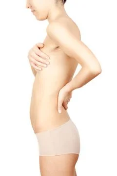 Back ache Foto stock