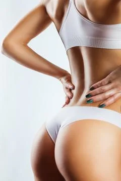 Back and buttocks Stock Photos