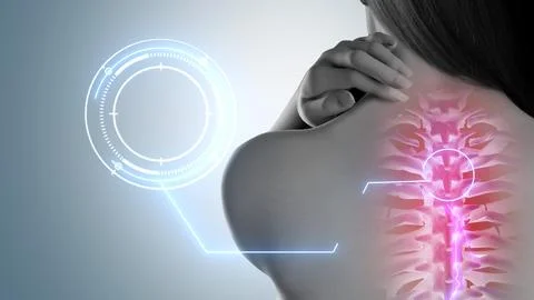 Back and joint bone healing and collagen boosting bones. 3D rendering Stock Illustration