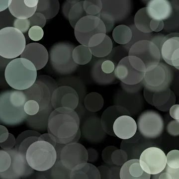 Back and white bokeh light background. Square design template Stock Illustration