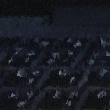 Back and white triangle polygon pattern in square area Stock Illustration