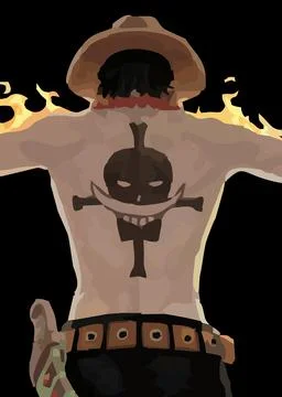 Back anime Stock Illustration