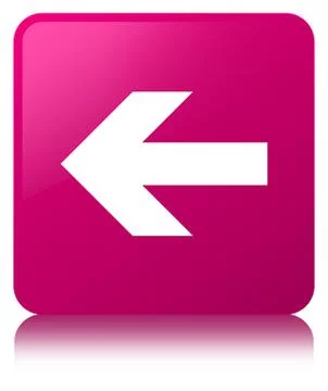 Back arrow icon pink square button Stock Illustration