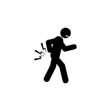 Back, arthritis icon. Element of human pain icon for mobile concept and web apps Stock Illustration