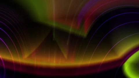 Back to back colorful transition with black background Stock Footage 213200248