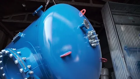 The back of a barrel on a faucet Stock Footage 259304908