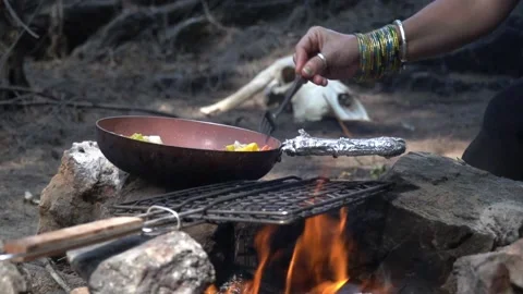 Back to basics: forest picnic vibes Stock-Footage 237005280