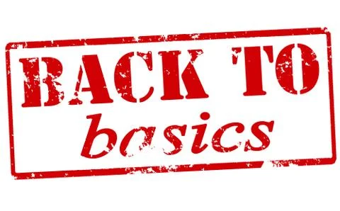 Back to basics Stock Illustration