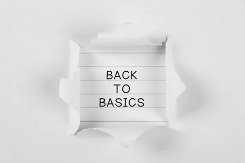 Back To Basics Stock Photos