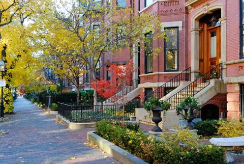 Back Bay, Boston Stock Photos
