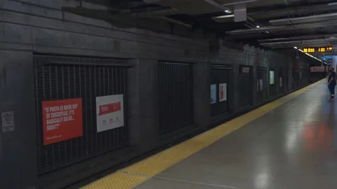 Back Bay Station Stock Footage 135273318