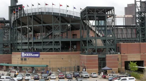 Back of the bleachers at Coors Field Stock-Footage 53288183