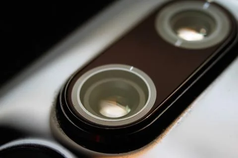 Back cameras for smartphone or cell phone Stock Photos