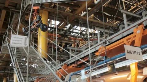 Back car suspension 스톡 동영상 66507667