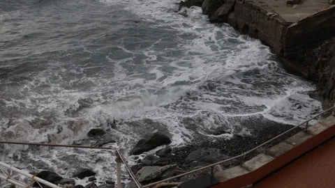 Back in a cliff Stock Footage 100412205