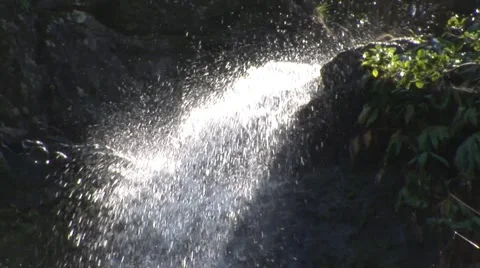 Back Country Waterfall Stock Footage 5269909