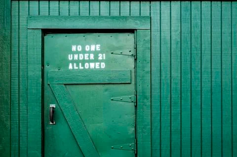 The back door to the irish pub 스톡 사진